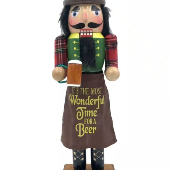 Wonderful Time for Beer Nutcracker St Patrick's Day or Christmas Decoration Gift - Picture 9 of 9